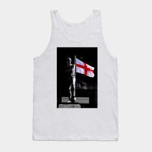 Bobby Moore Statue England Flag Wembley Stadium Tank Top